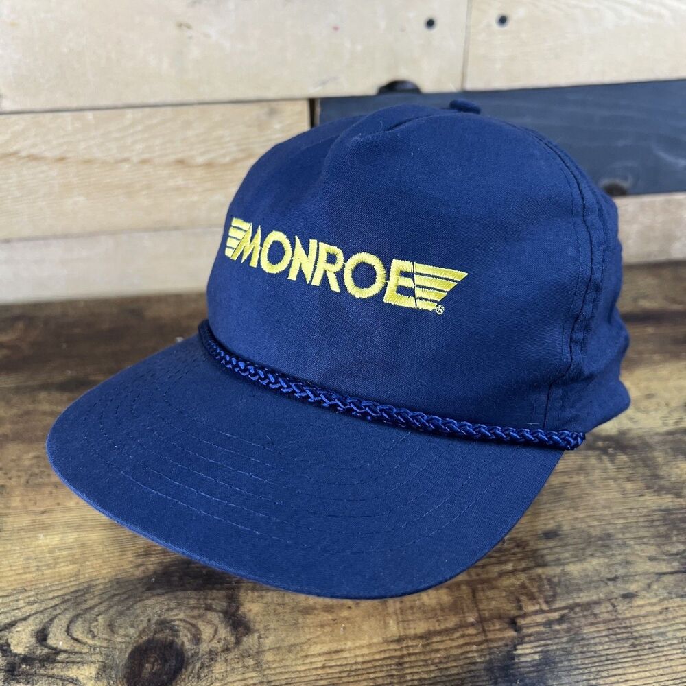 Vintage Monroe Trucker Rope SnapBack Adjustable Hat Baseball Cap